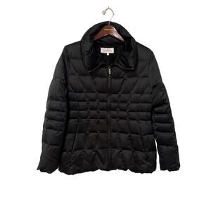 Calvin Klein, Black, Quilted Puffer Jacket, Size Large, 1108 Hang